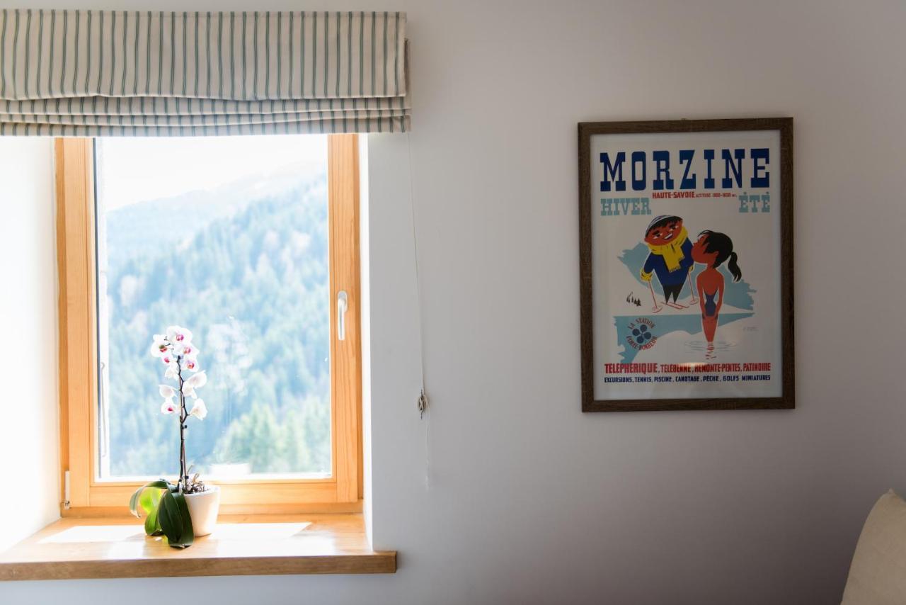 La Cote d'Arbroz 'Petite Ferme Les Bouts' Apartment, Sleeps 6, Nr Morzine מראה חיצוני תמונה